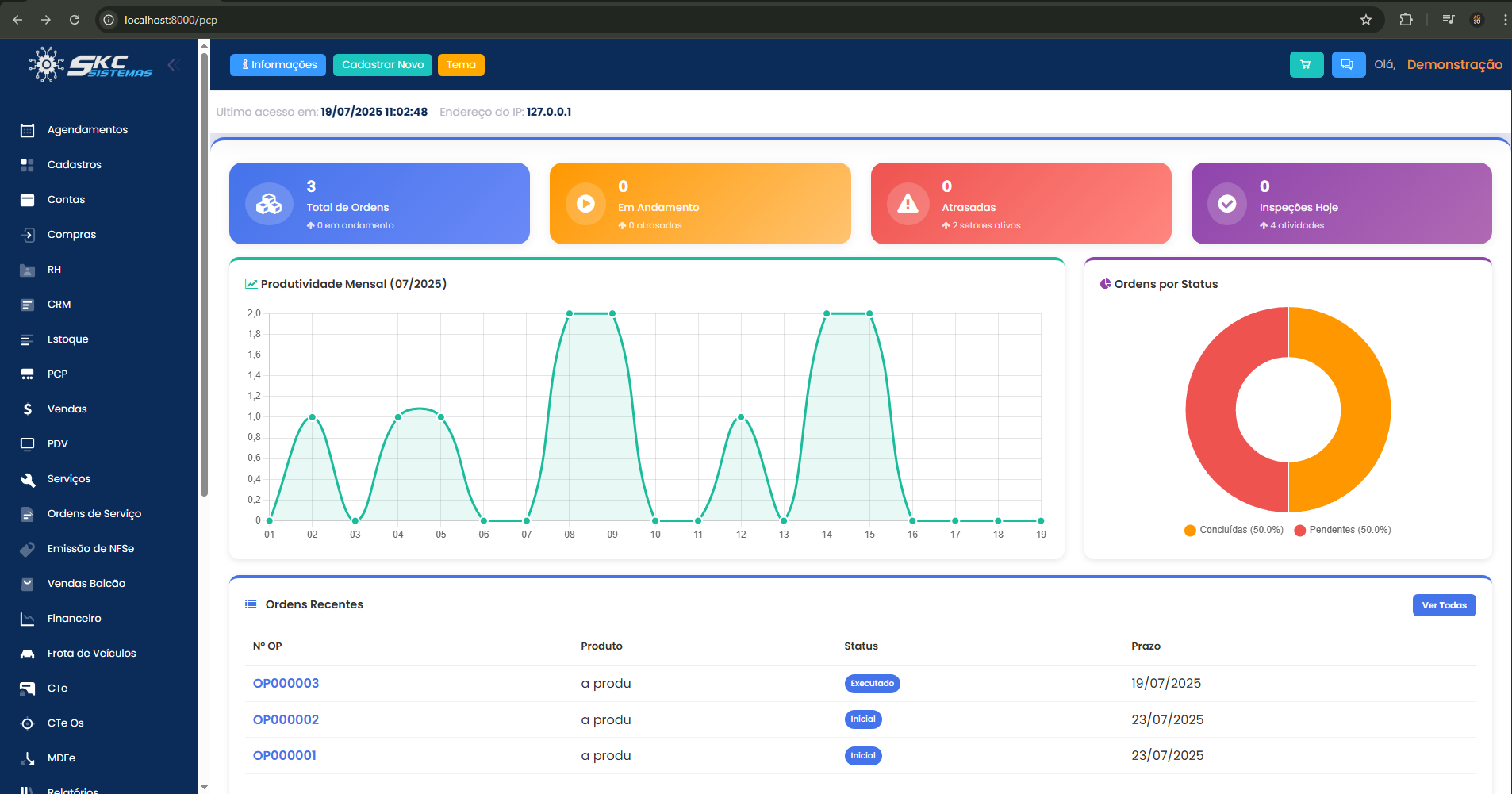 PCP - Planejamento e Controle da Produção